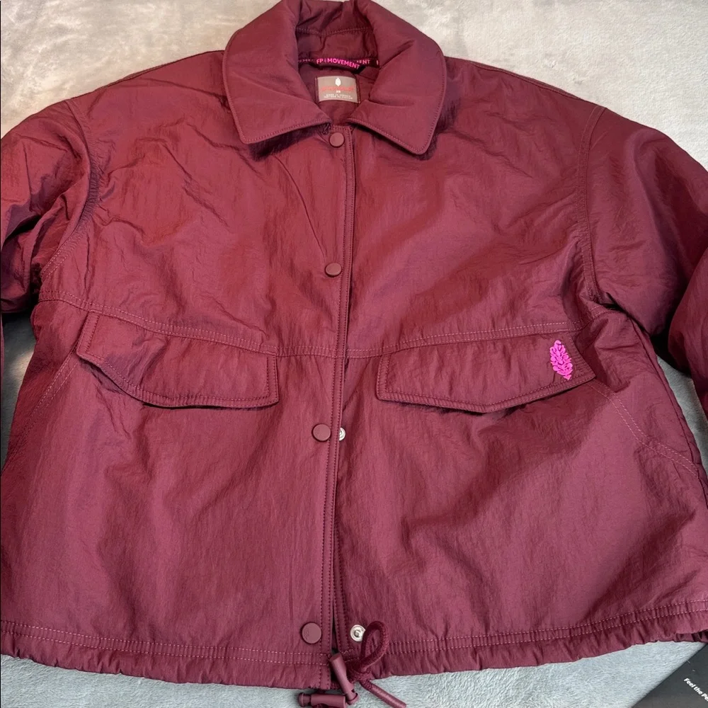 NWT FP Movement by Free People Off the Bleachers Coaches Jacket Size XS